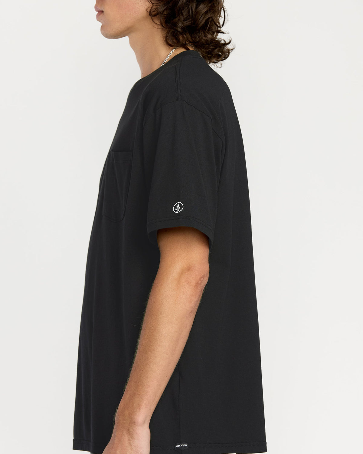 Men's Solid Short Sleeve Pocket Tee