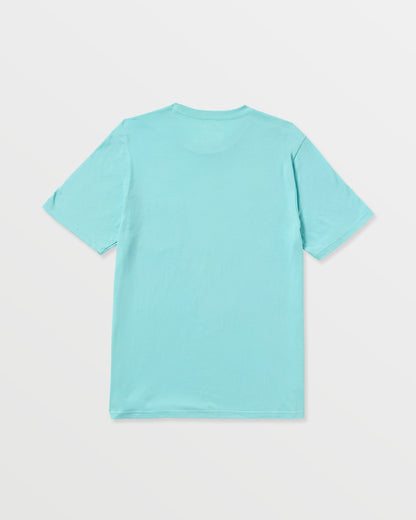 Men's Solid Short Sleeve Shirt Pocket Tee