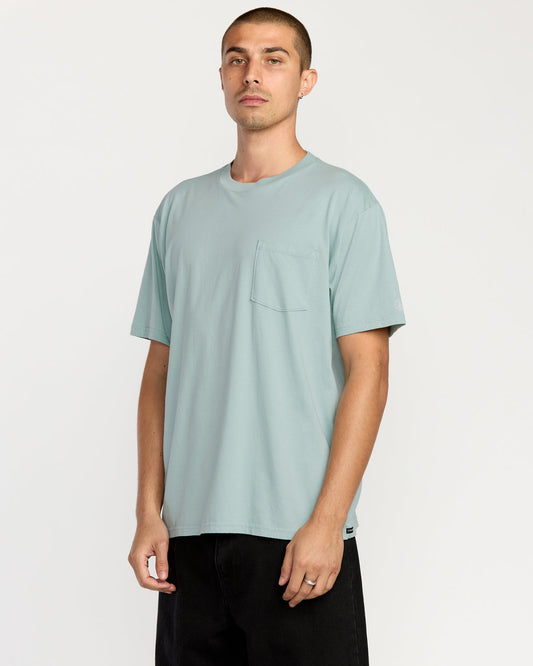 Men's Solid Short Sleeve Pocket Tee