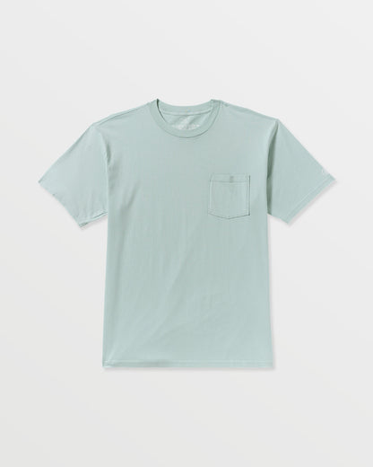 Men's Solid Short Sleeve Pocket Tee