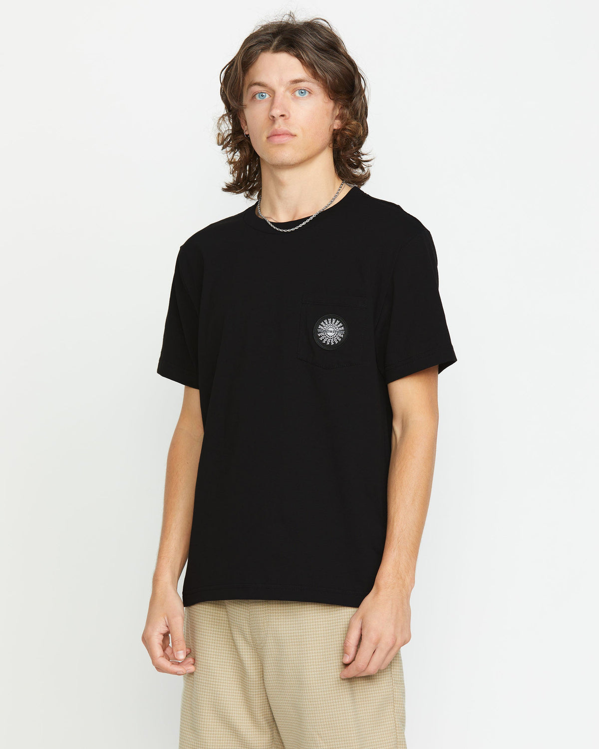 Men's Woven Label Pocket Tee
