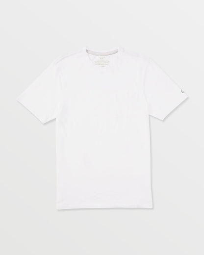 Men's Solid Short Sleeve Shirt Pocket Tee
