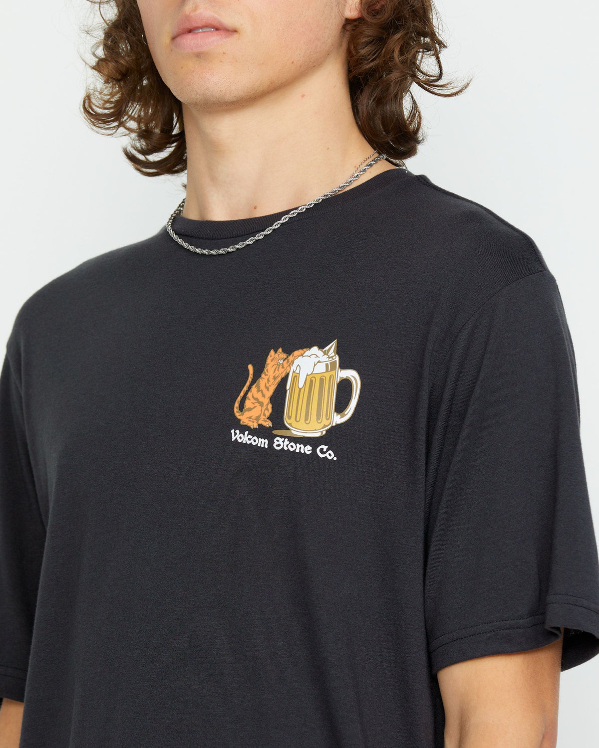 Men's Curious Cat Short Sleeve Tee