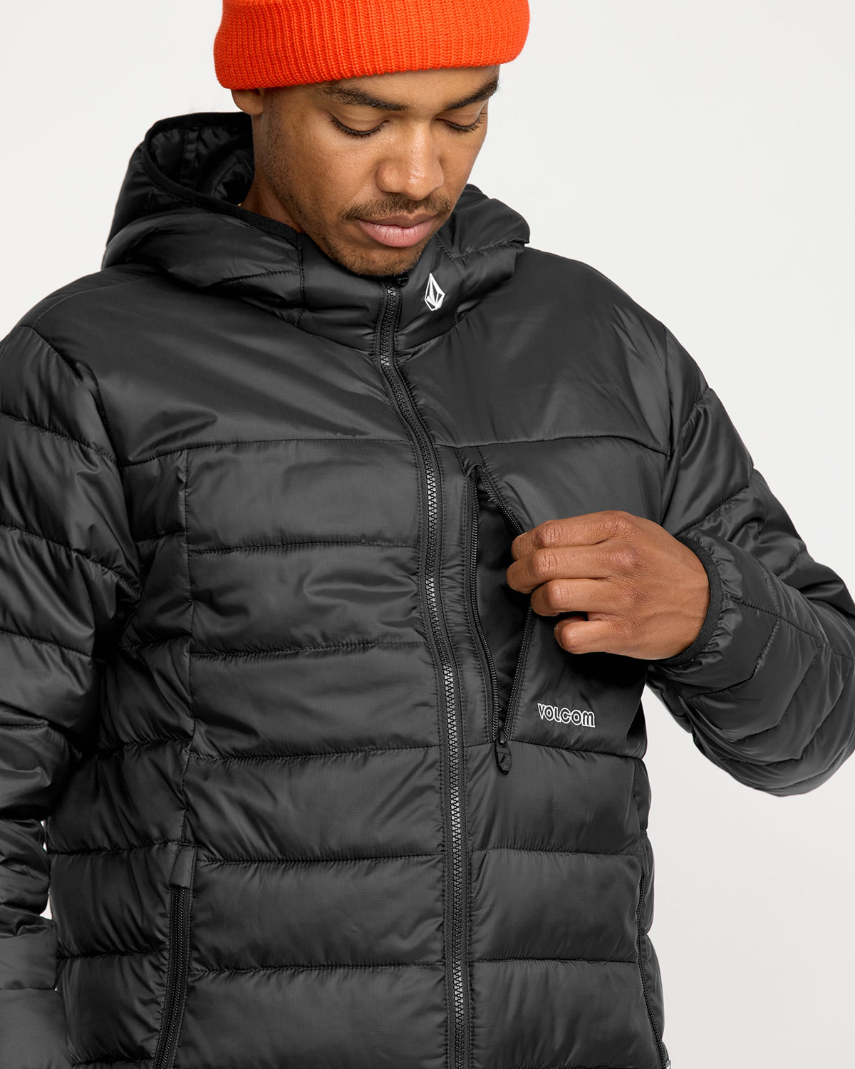 Men's Puff Puff Hooded Jacket