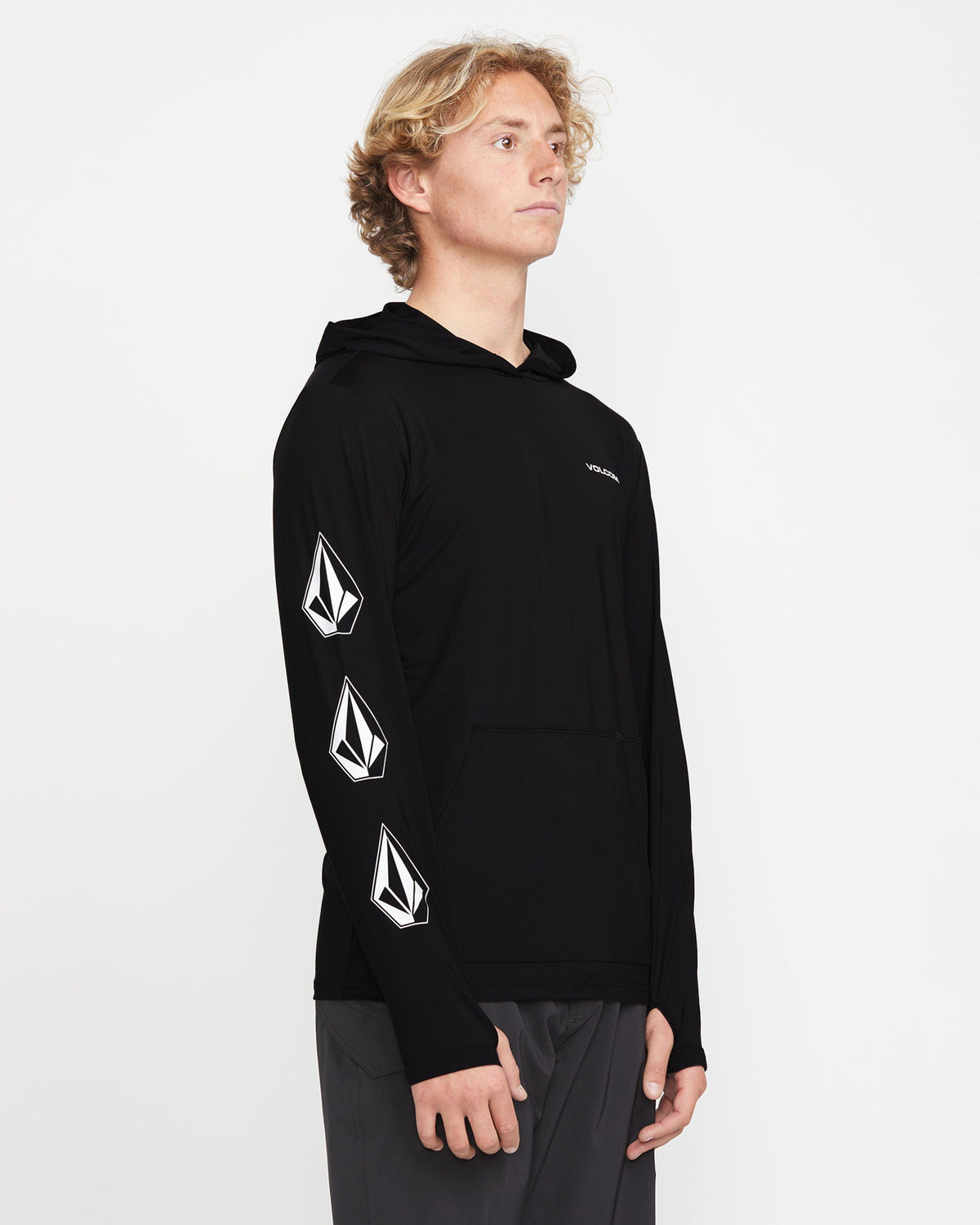 Men's Largee Iconic Hood Long Sleeve Rashguard