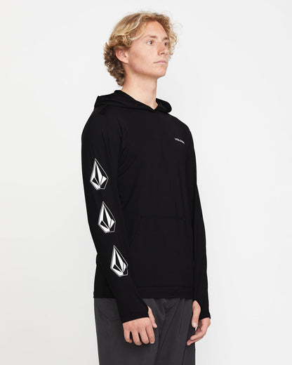 Men's Largee Iconic Hood Long Sleeve Rashguard