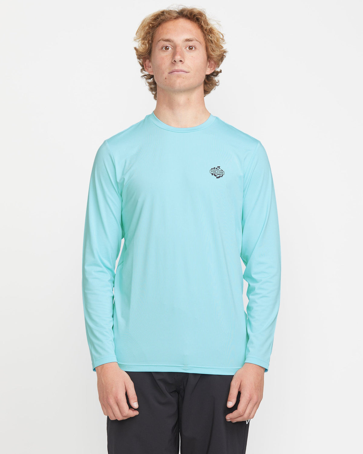 Men's Oval Track Loose Long Sleeve Surf Tee