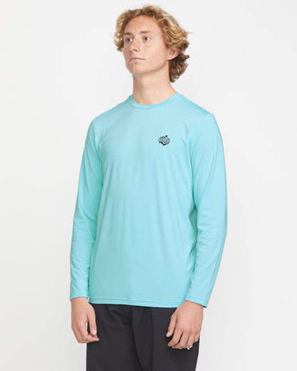 Men's Oval Track Loose Long Sleeve Surf Tee