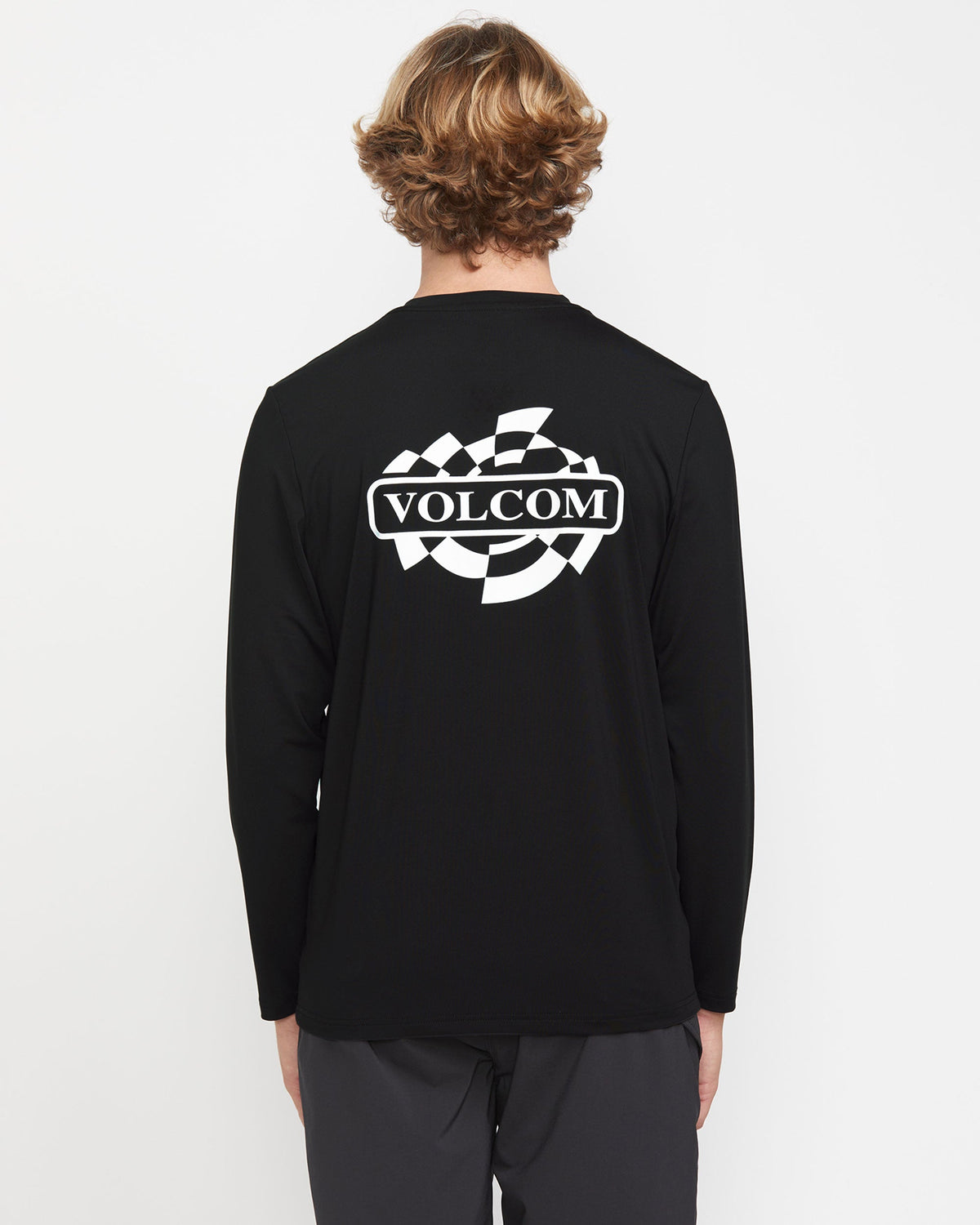 Men's Oval Track Loose Long Sleeve Surf Tee