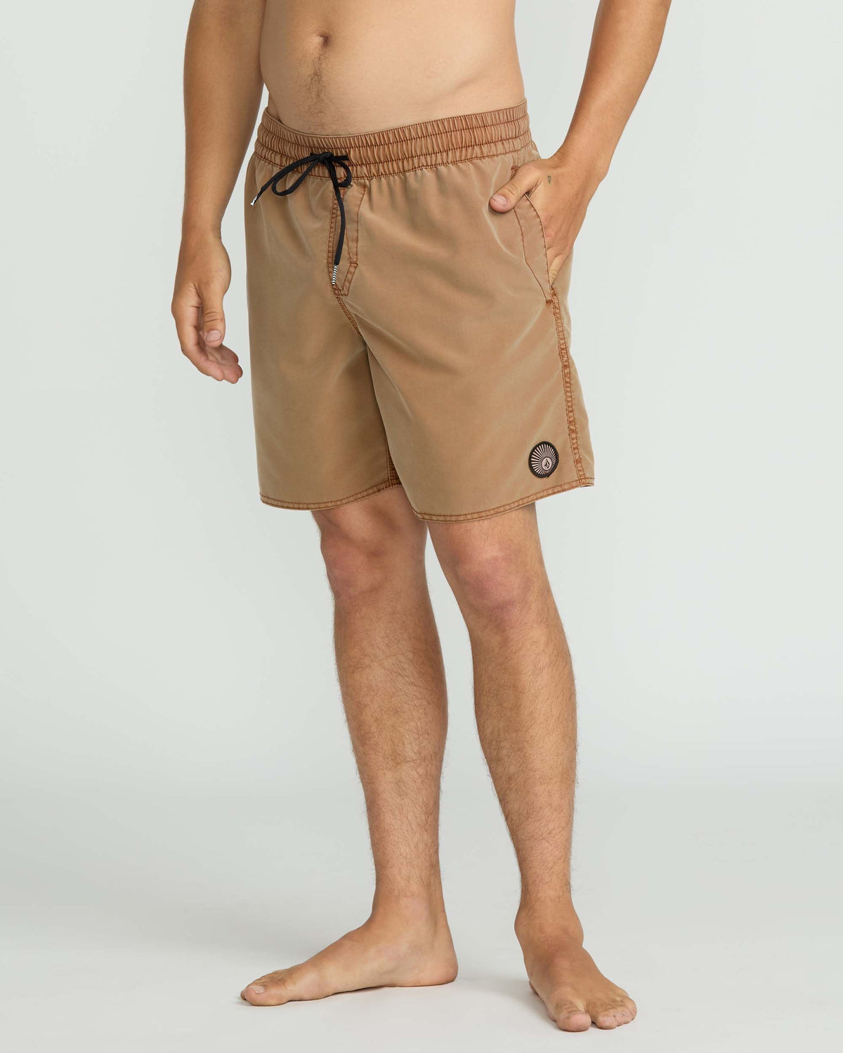 Men's Center Elastic Waist Trunks