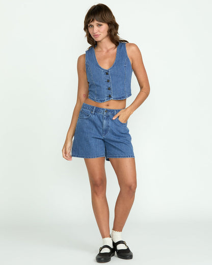 Women's Stoned Boyfriend Vest