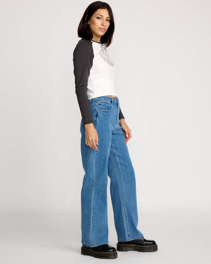 Women's Stoned Boyfriend High Rise Jeans