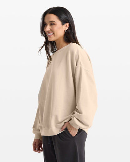 Women's Stone Soft Crew