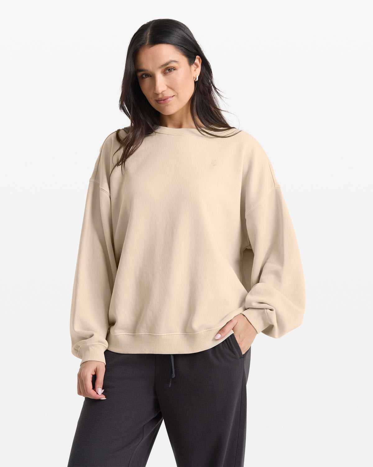 Women's Stone Soft Crew