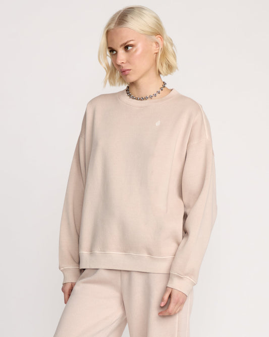 Women's Stone Soft Crew