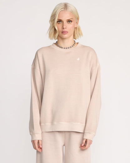 Women's Stone Soft Crew