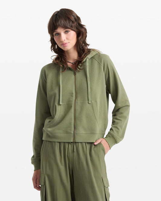 Women's Lived In Fleece Zip Sweatshirt