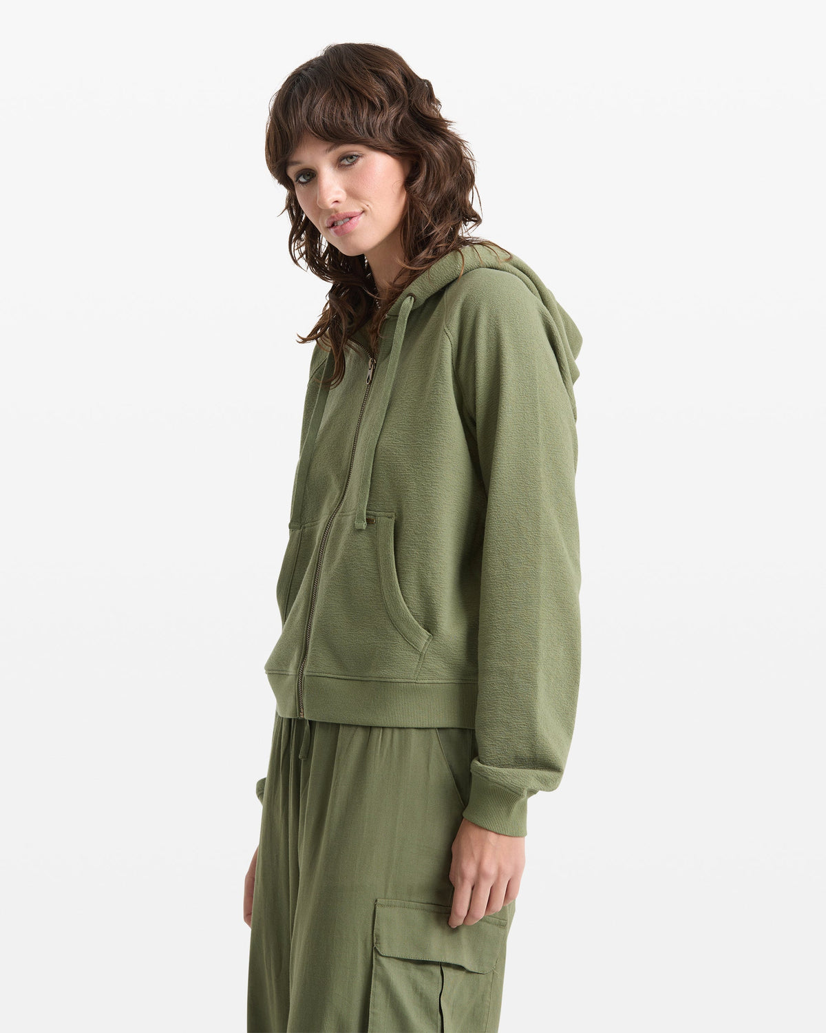 Women's Lived In Fleece Zip Sweatshirt