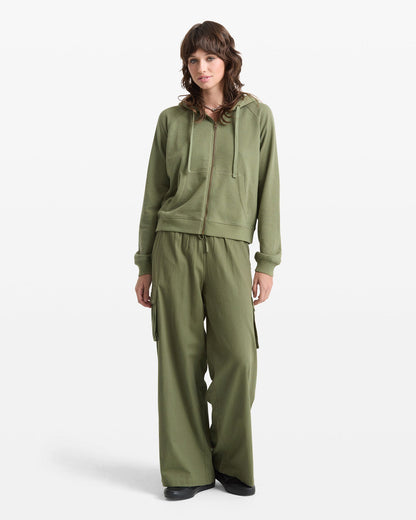 Women's Lived In Fleece Zip Sweatshirt