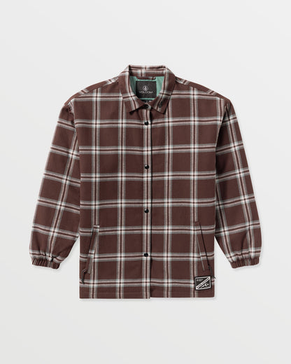 Women's Ins Riding Flannel Jacket