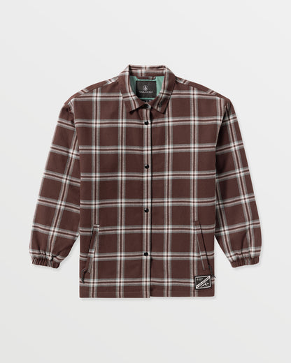 Women's Ins Riding Flannel Jacket