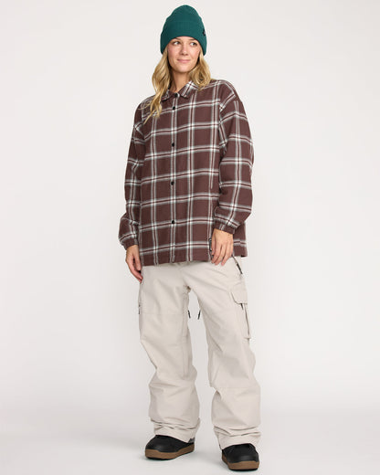 Women's Ins Riding Flannel Jacket
