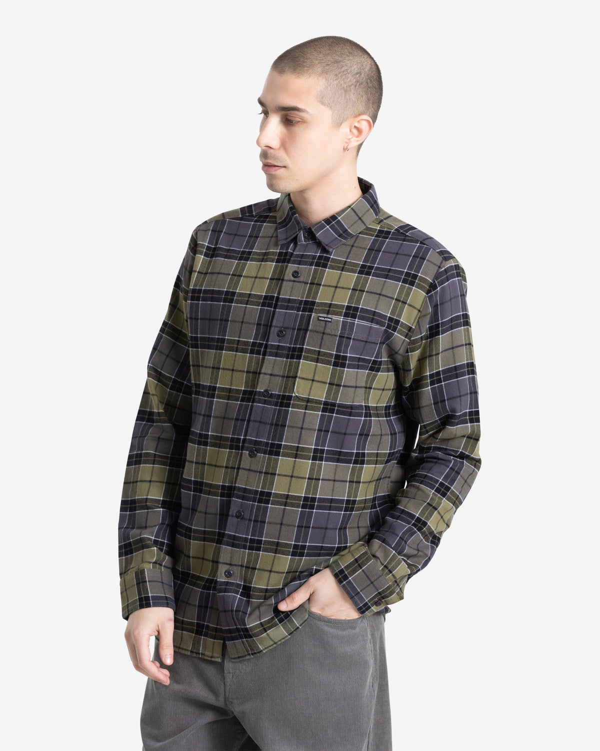 Men's Caden Plaid Long Sleeve Shirt