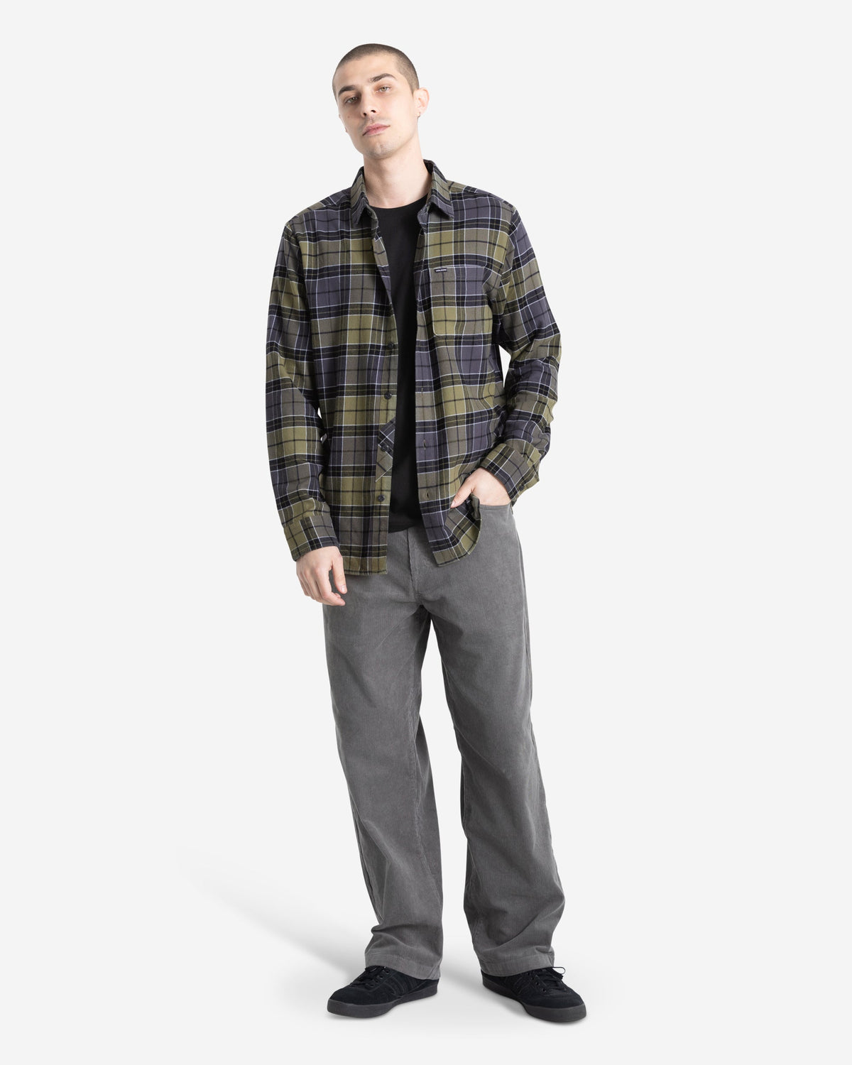Men's Caden Plaid Long Sleeve Shirt