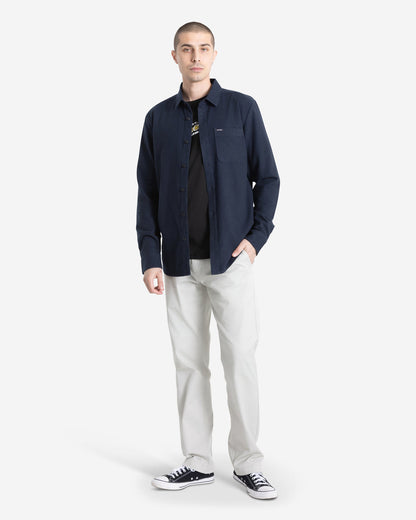 Men's Caden Solid Long Sleeve Shirt