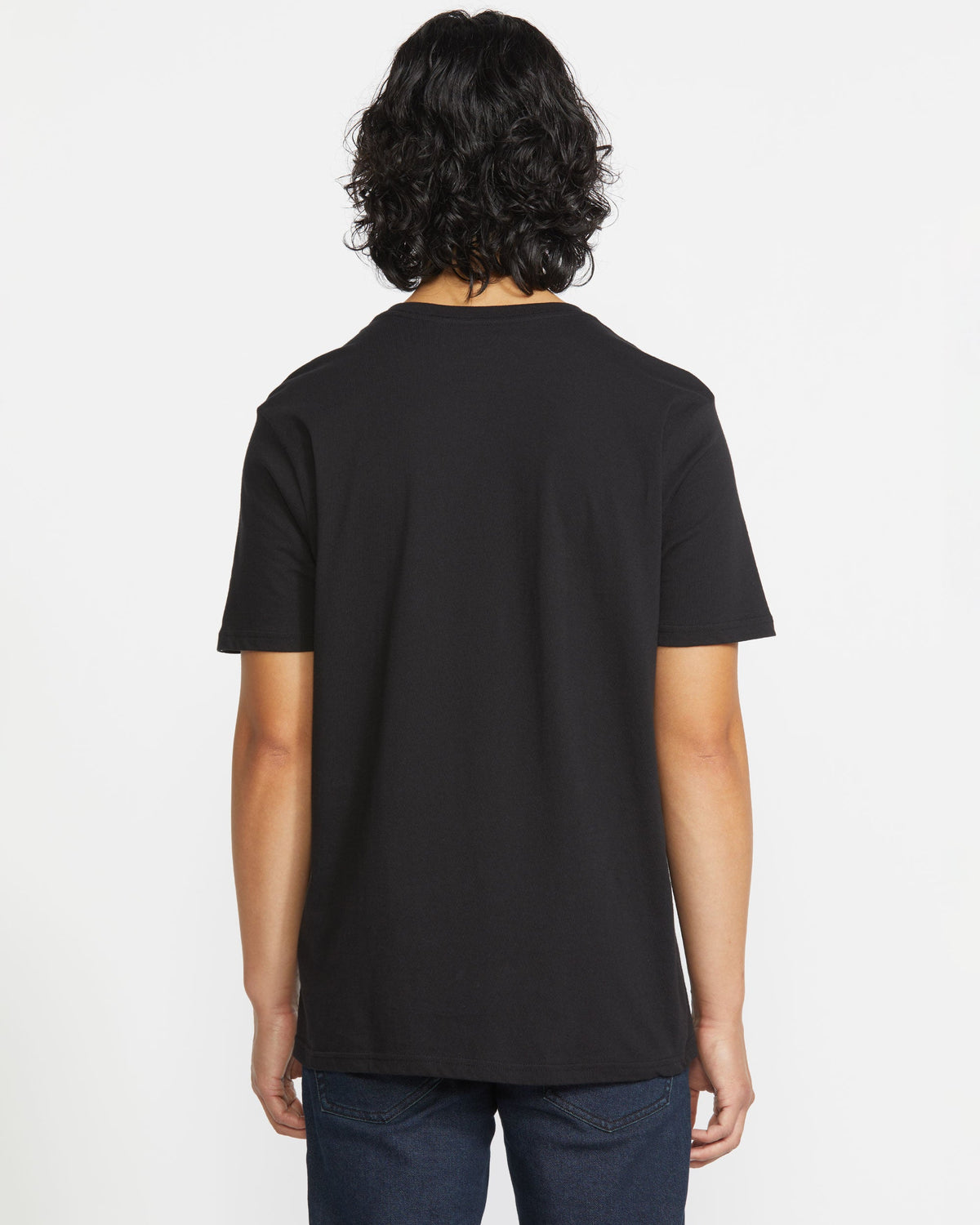 Men's Solid Short Sleeve Shirt Pocket Tee