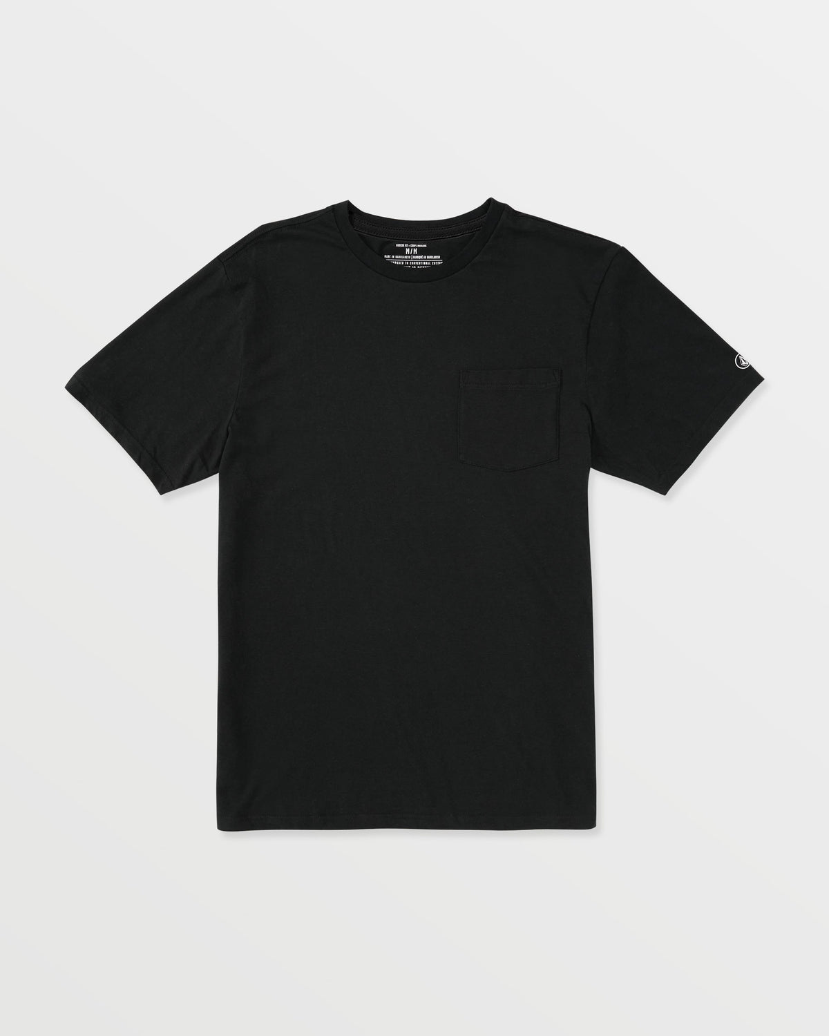 Men's Solid Short Sleeve Shirt Pocket Tee